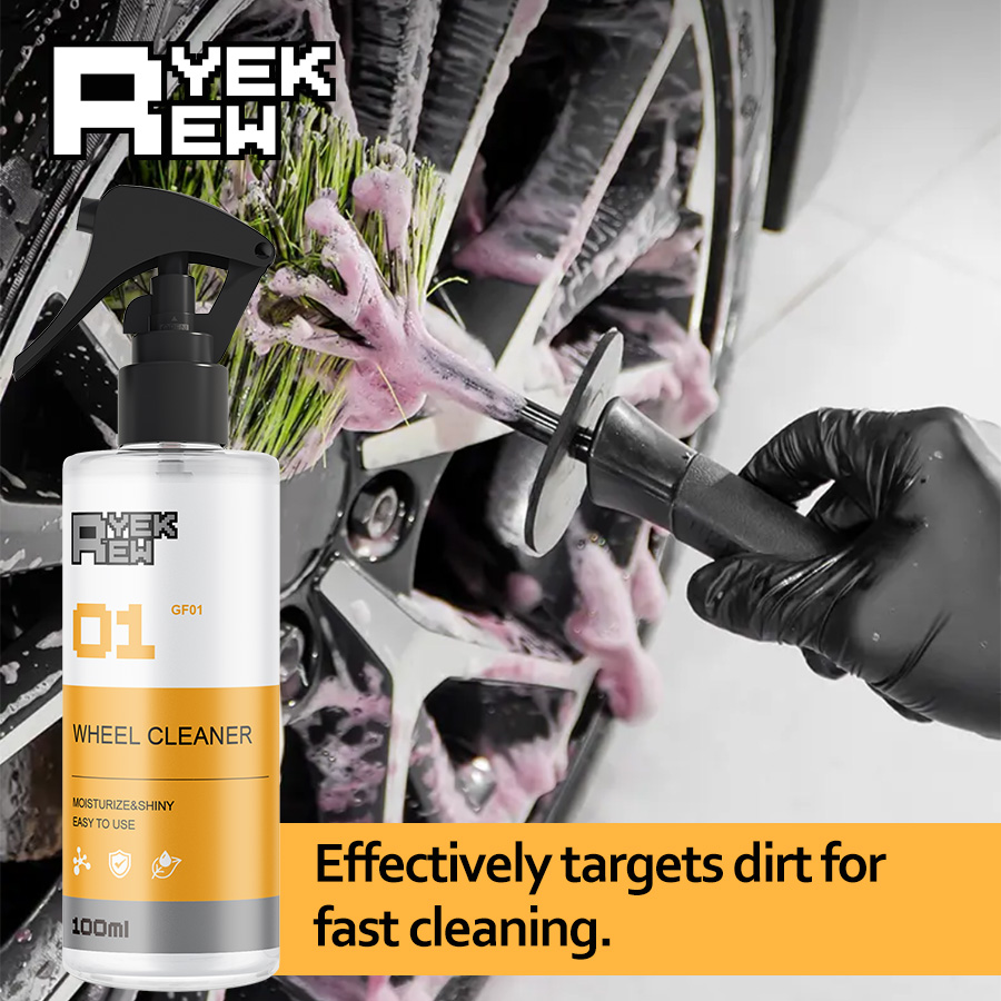 Rubber Cleaner Foam - Tire Cleaner Foam Spray - Instant