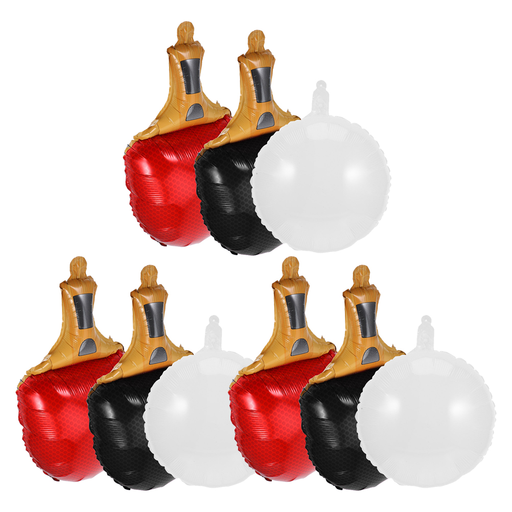 Table Tennis Equipment - 9pcs Table Reusable Foil Sports Theme