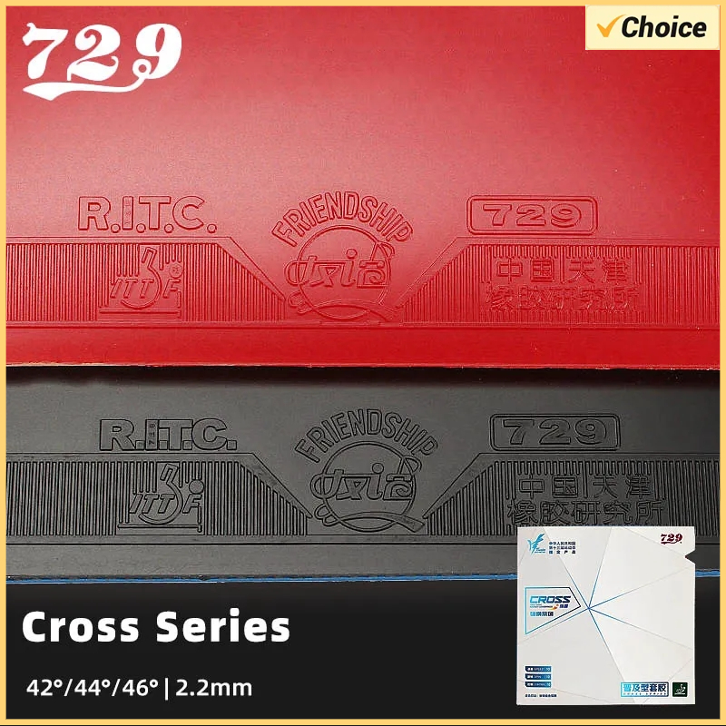 Table Tennis Rubber Anti Spin - Original Friendship 729 Cross Series Table