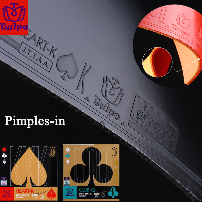 Table Tennis Club - TULPE HEART-K CLUB-Q Table Tennis Rubber
