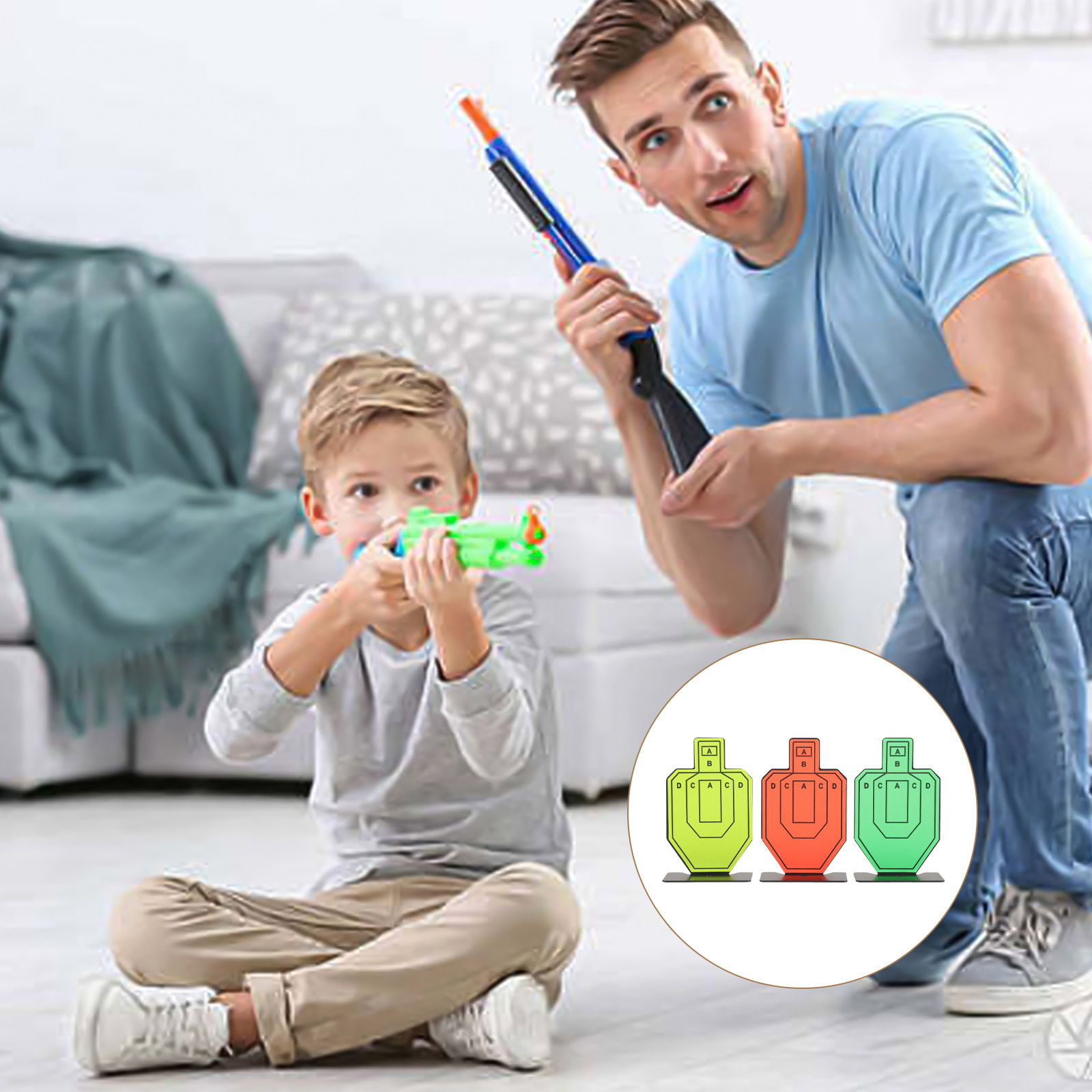 3Pcs Shooting Practice Target  - Practice Target Board ulasan dan harga