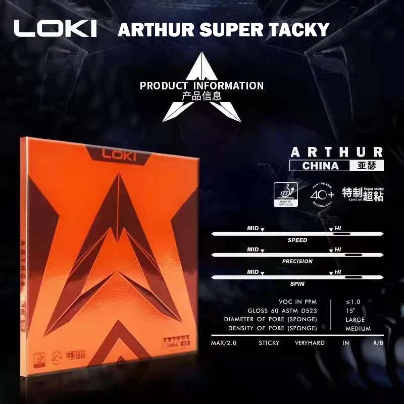 Genuine Original LOKI ARTHUR T - Table Tennis Movie ulasan dan harga