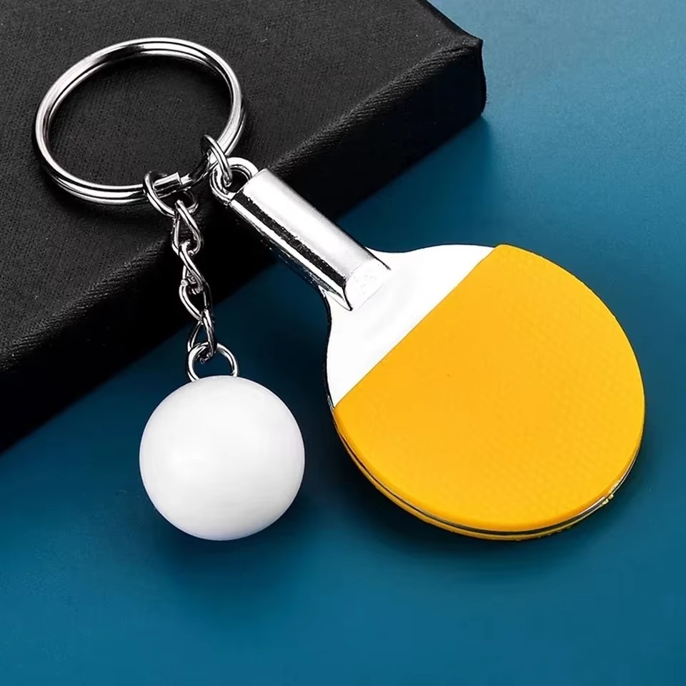 Creative Cute Mini Table Tenni - Table Tennis Keychain ulasan dan harga