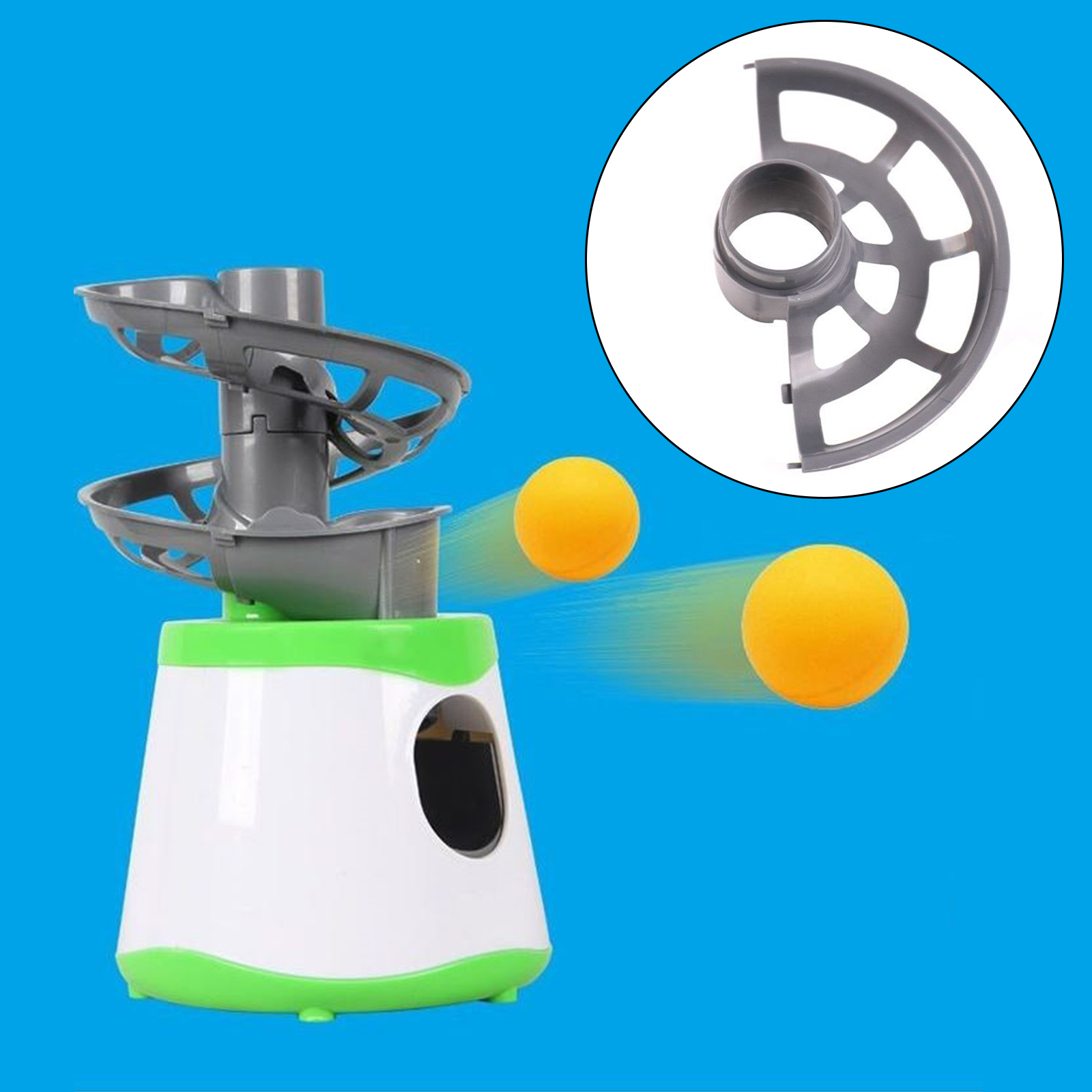 Portable Table Tennis Ball Pit - Table Tennis Gun ulasan dan harga
