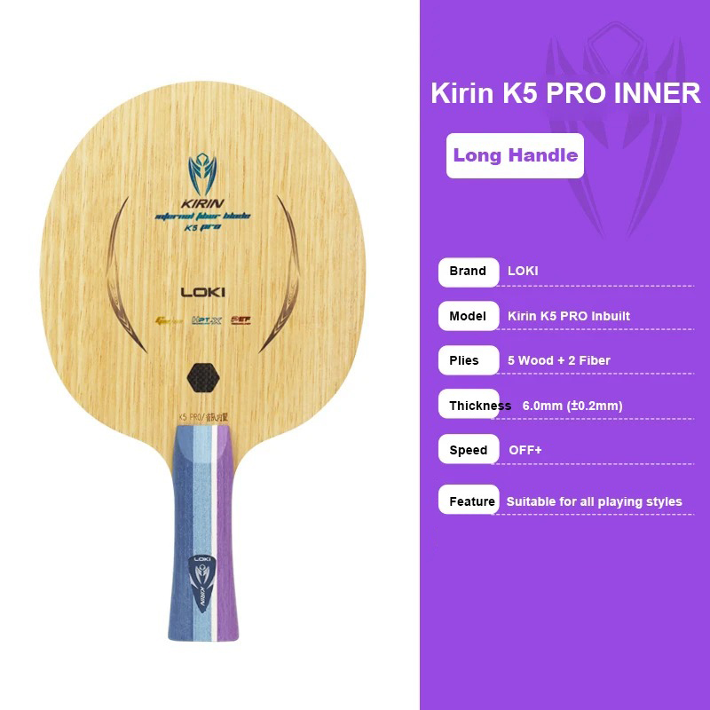 LOKI K5 PRO Table Tennis Blade - Table Tennis Movie ulasan dan harga