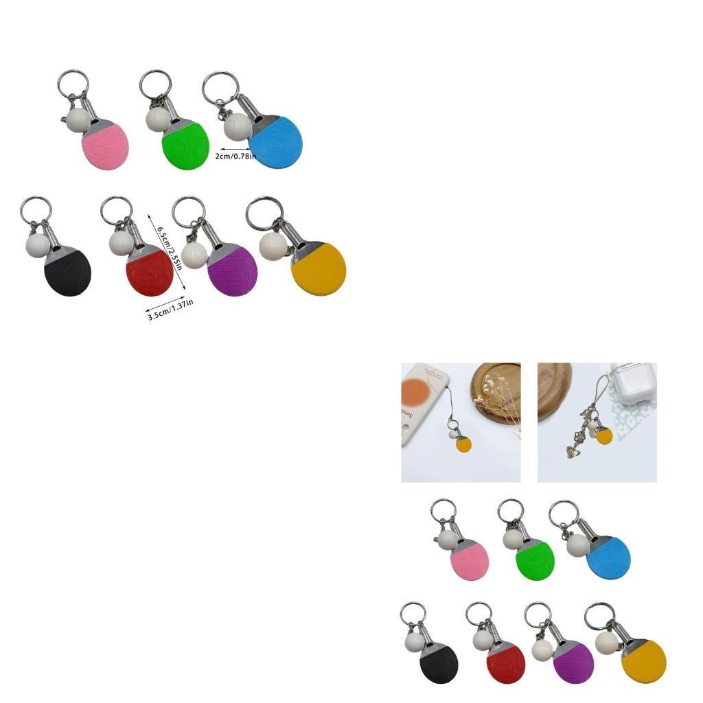 Q39E Sport Mini Metal Table Te - Table Tennis Keychain ulasan dan harga