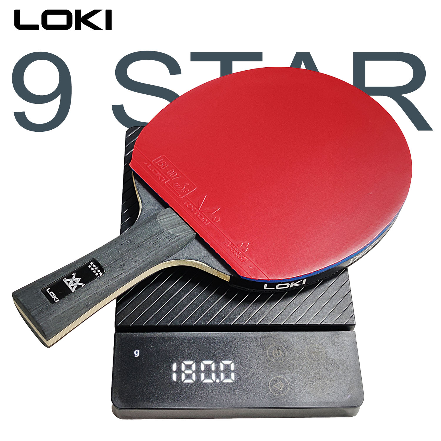 LOKI 9 Star Table Tennis Racke - Table Tennis Movie ulasan dan harga