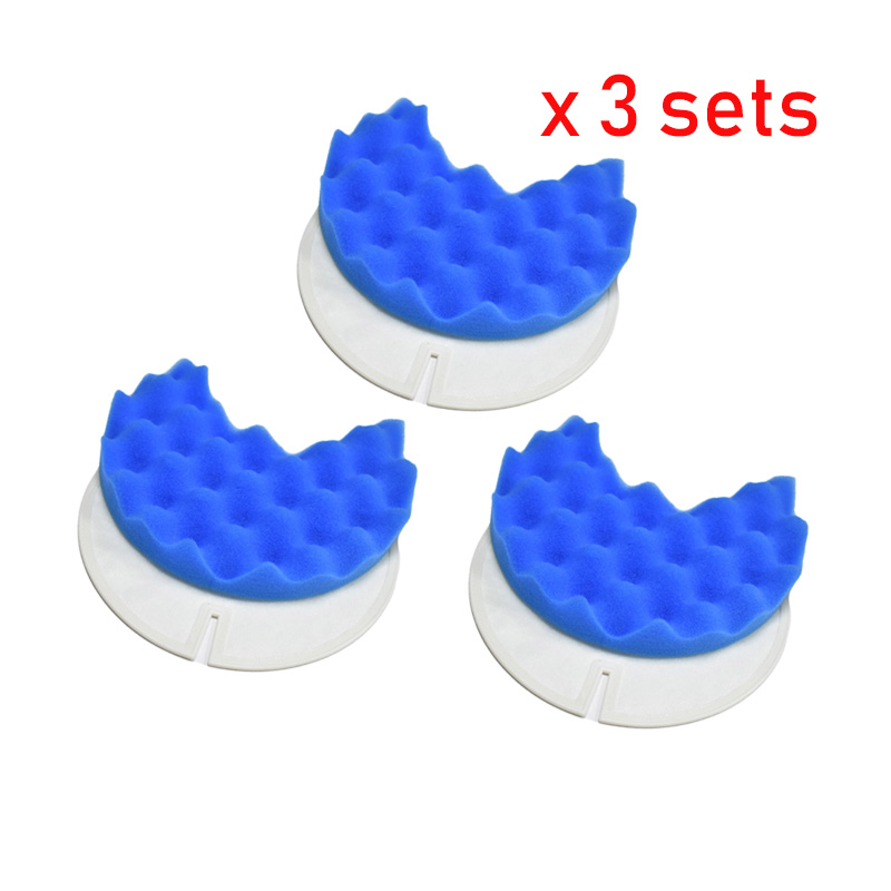 3sets foam & hepa filter for S - Rubber Cleaner Foam ulasan dan harga