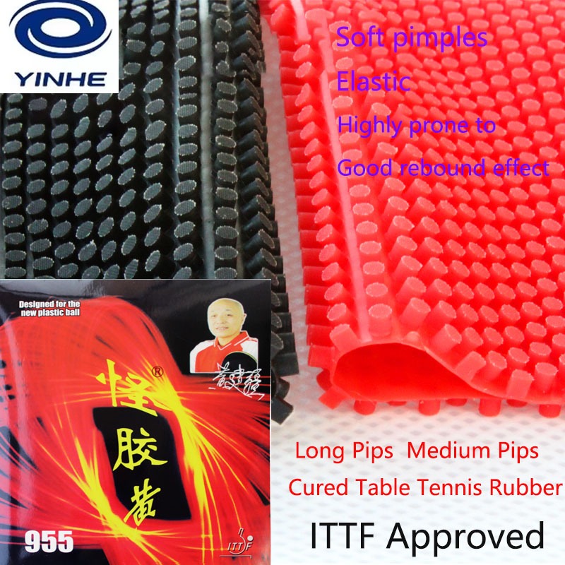 YINHE 955/Neptune/VVIP Long Pi - Table Tennis Rubber Anti Spin ulasan dan harga