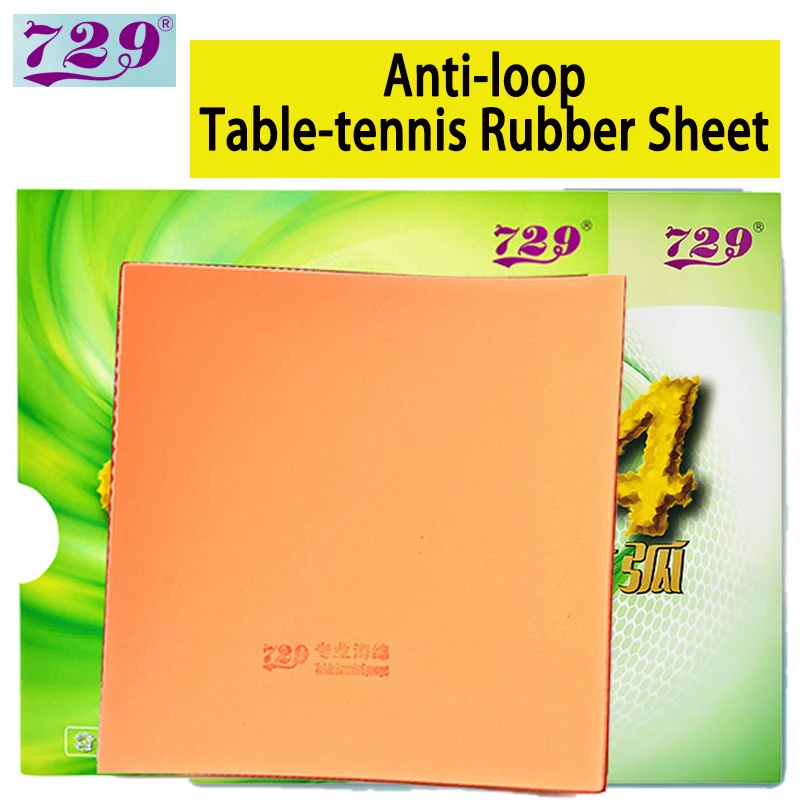 729 Friendship 804 Table-tenni - Table Tennis Rubber Anti Spin ulasan dan harga