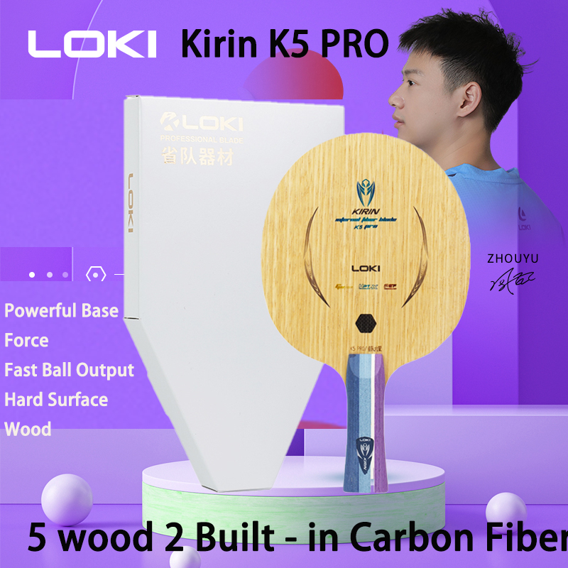 LOKI Kirin K5 PRO 5 Wood 2 Inb - Table Tennis Viscaria ulasan dan harga