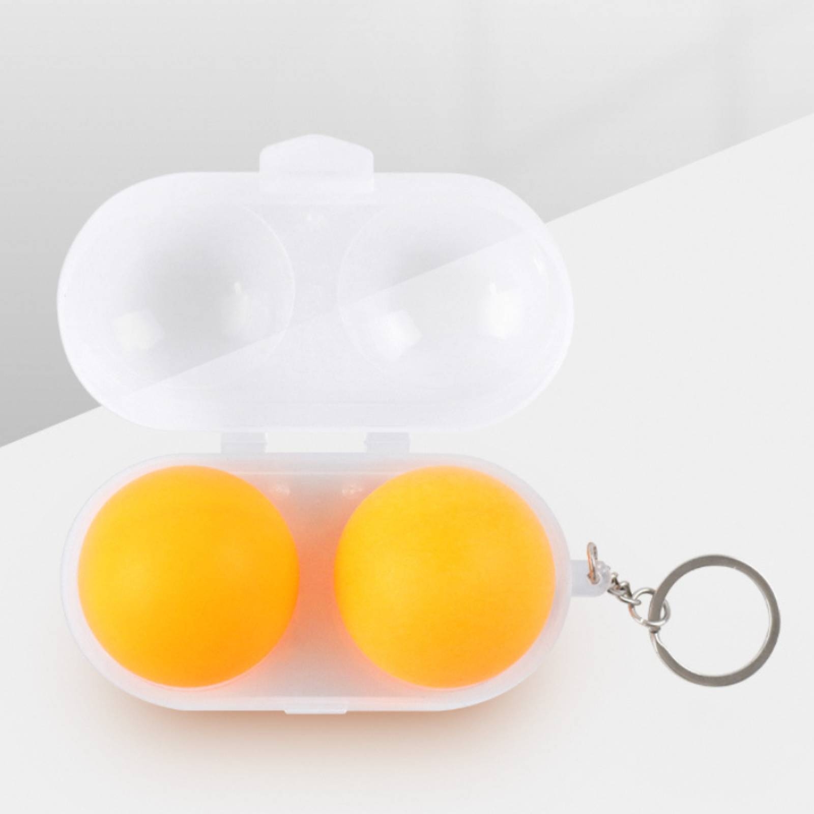 Table Tennis Ball Box Transpar - Table Tennis Keychain ulasan dan harga