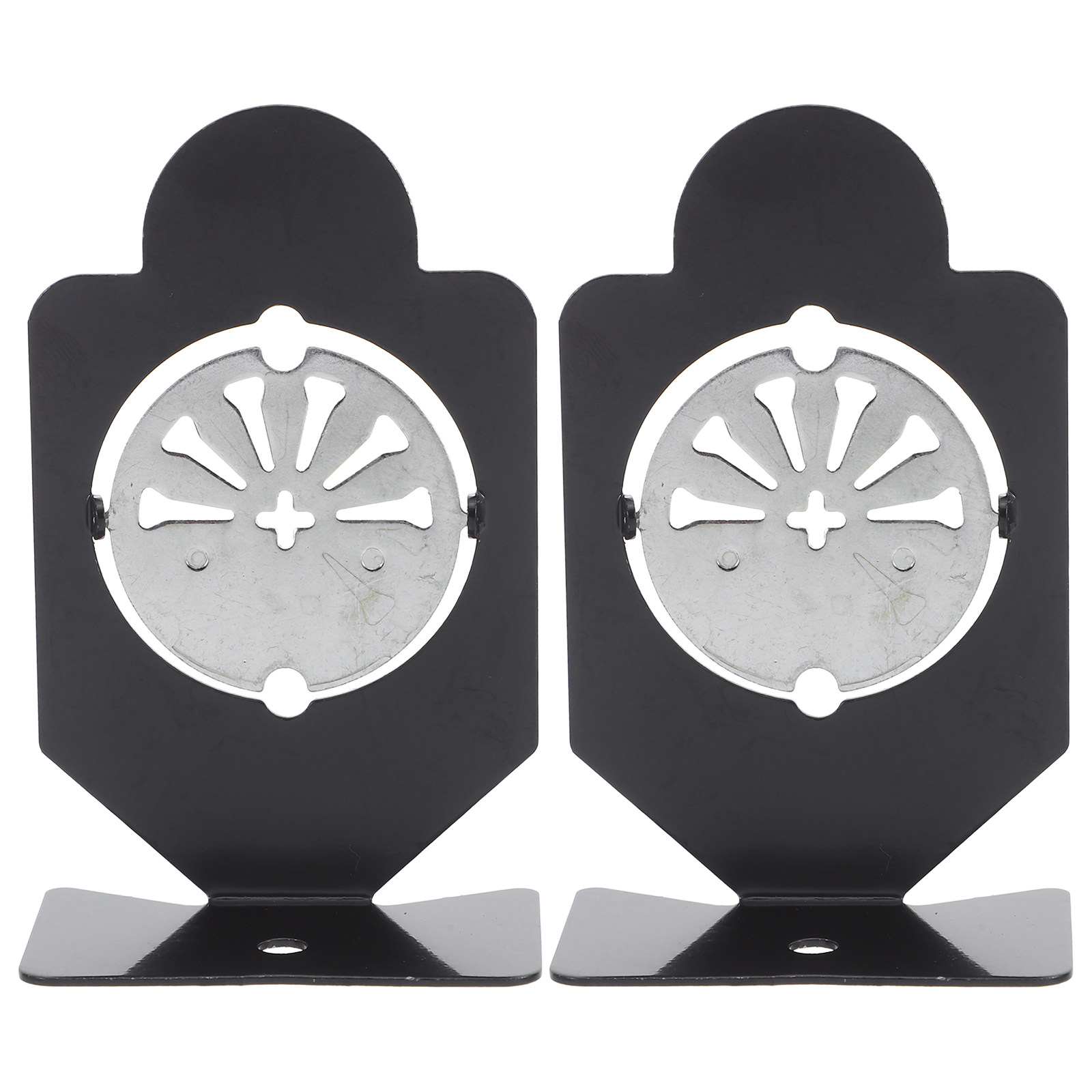 2Pcs Metal Rotatable Outdoor T - Practice Target Board ulasan dan harga