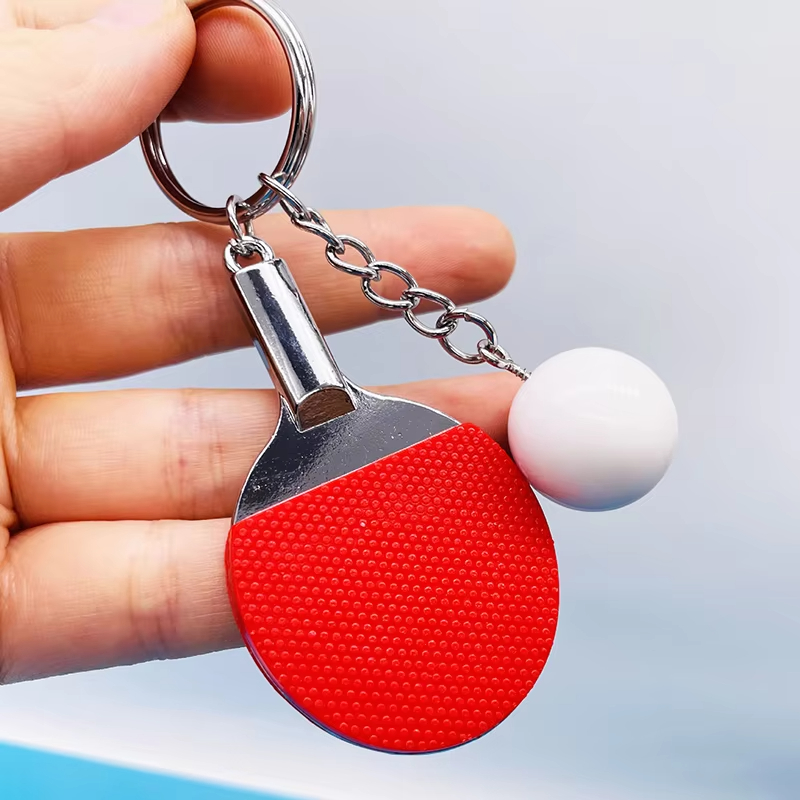 7 Colors Cute Ping Pong Racket - Table Tennis Keychain ulasan dan harga