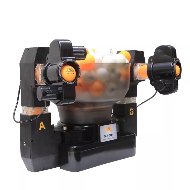 S1001 Double-head Multi-rotati - Table Tennis Gun ulasan dan harga