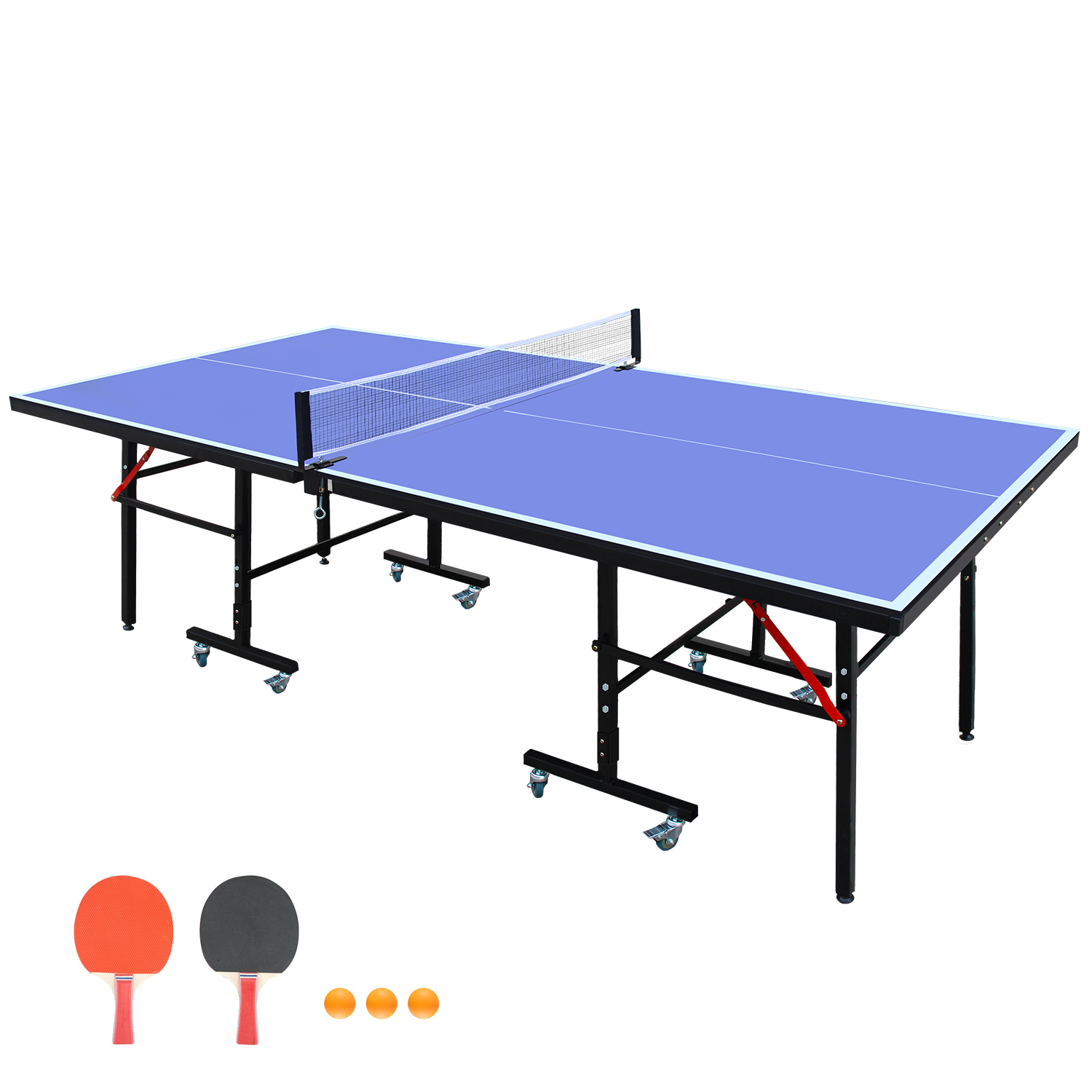 8 ft Blue Foldable Table Tenni - Table Tennis Net Set ulasan dan harga