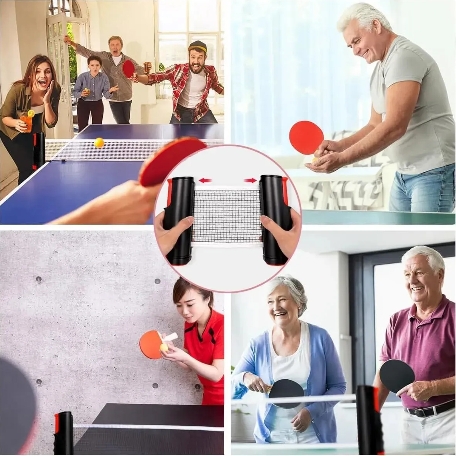 Table Tennis Net Ping Pong Rac - Table Tennis Net Set ulasan dan harga