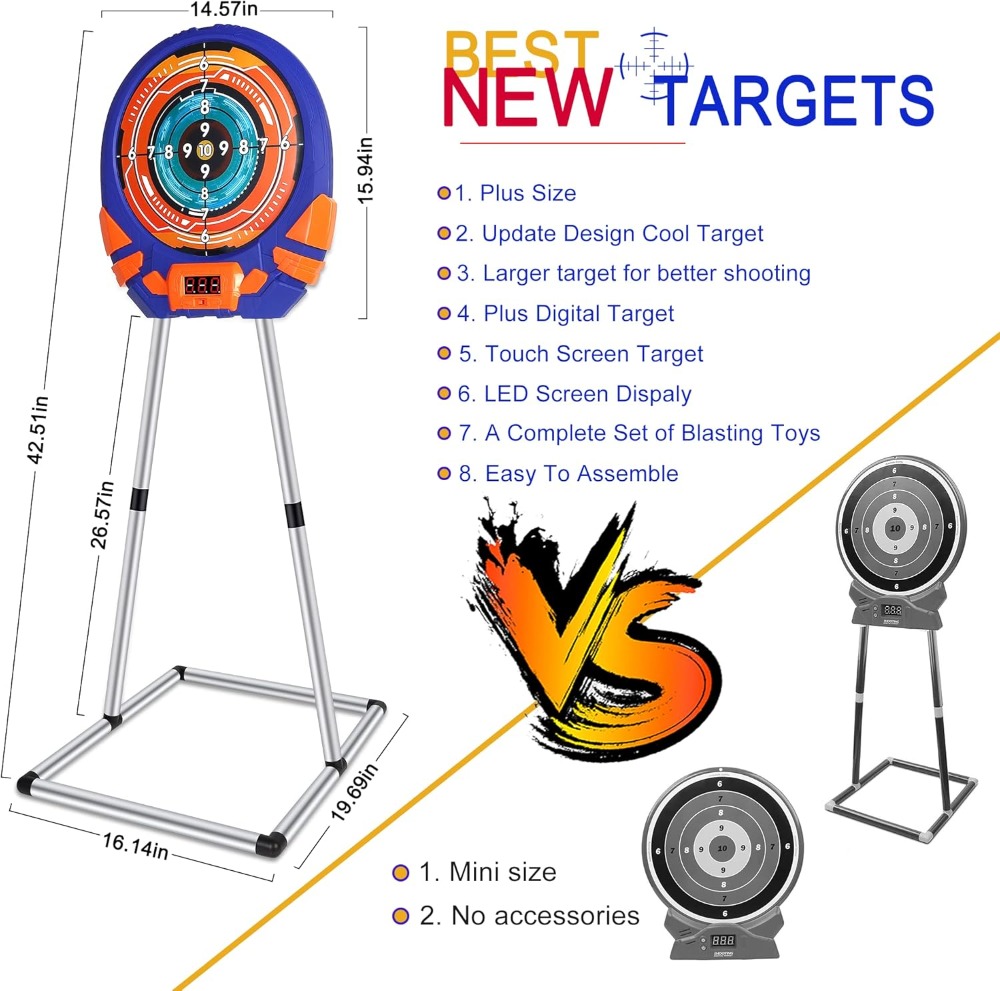 Upgrade Digital Shooting Game  - Practice Target Board ulasan dan harga