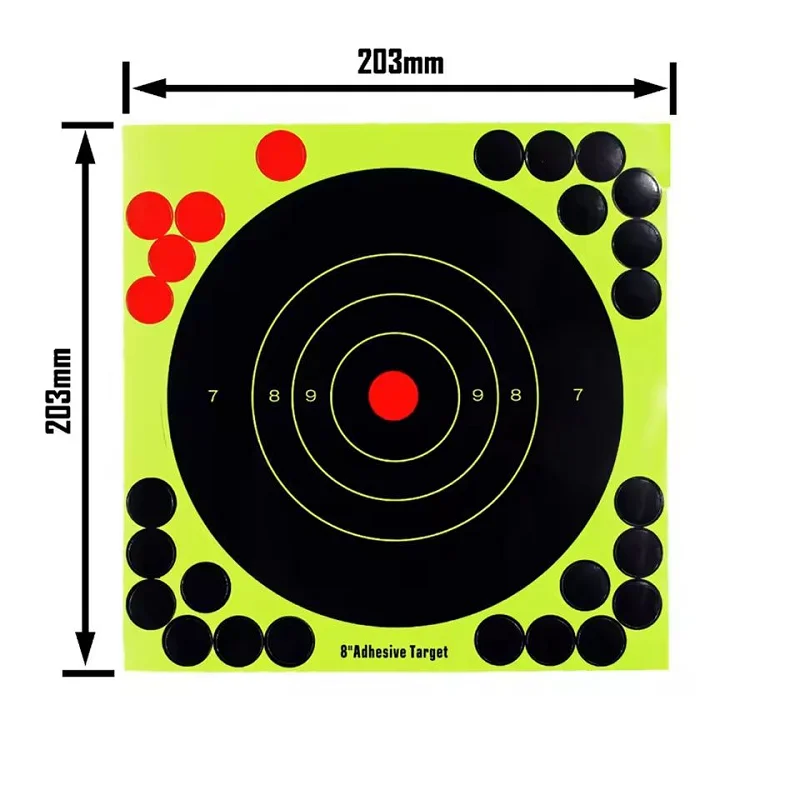 100PCS 8-inch Splatter Target  - Practice Target Board ulasan dan harga