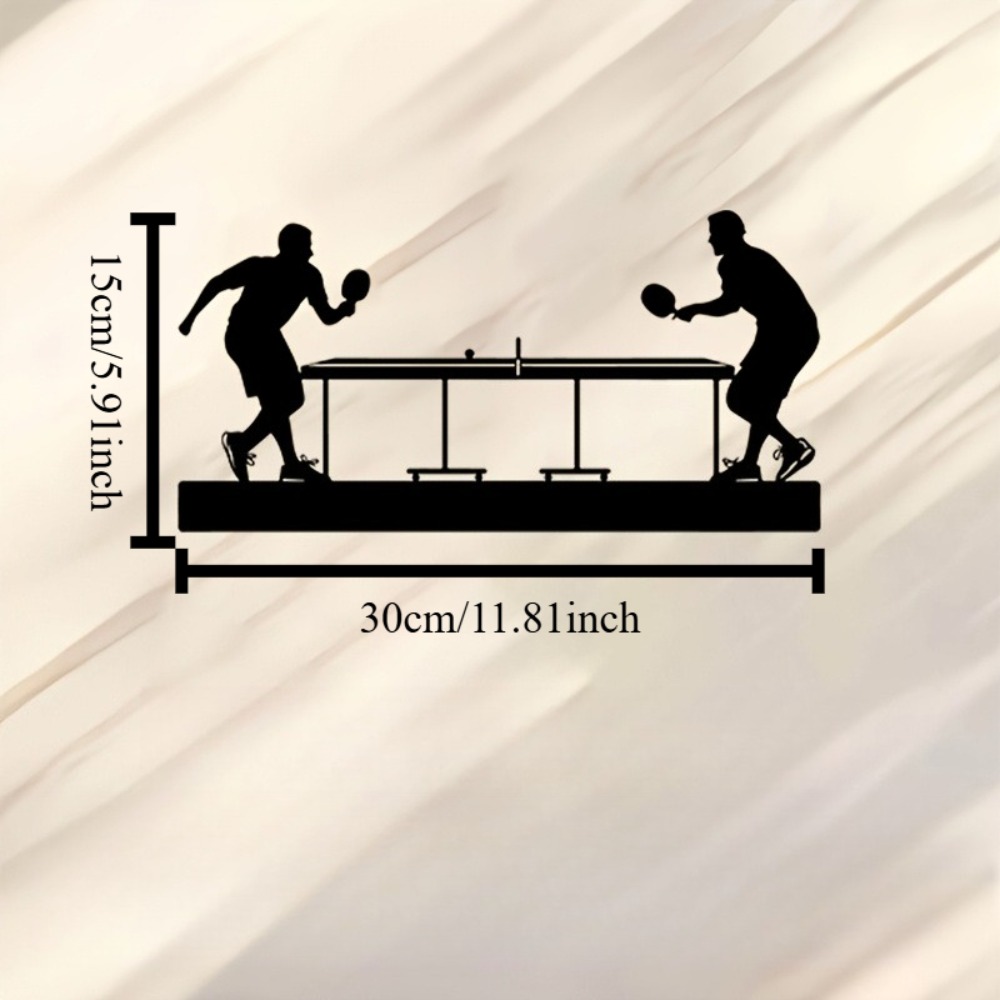Iron Wall Art Table Tennis Pla - Table Tennis Athlete ulasan dan harga