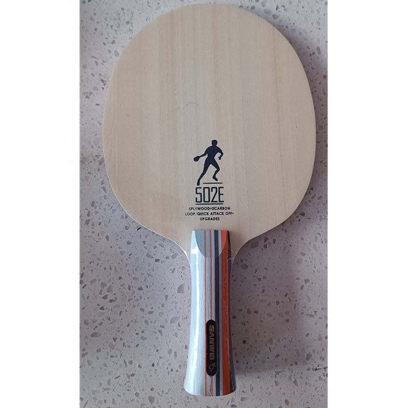 SANWEI CC 502E 5 Ply wood+2 Ca - Table Tennis Viscaria ulasan dan harga