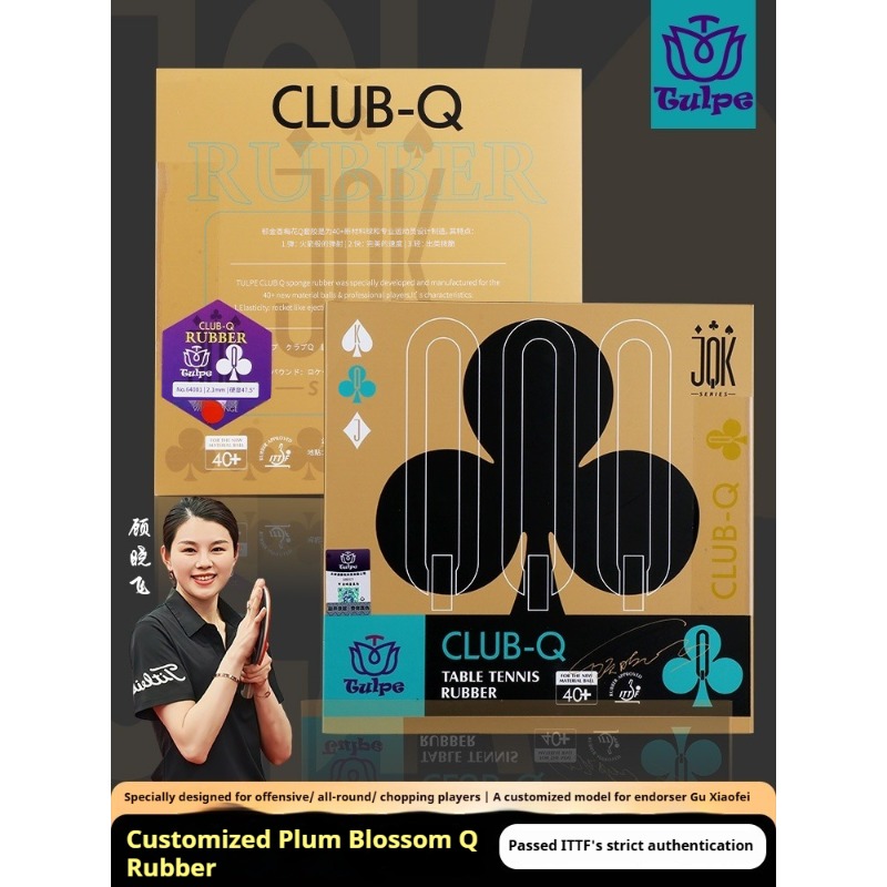 TULPE HEART-K CLUB-Q Table Ten - Table Tennis Club ulasan dan harga