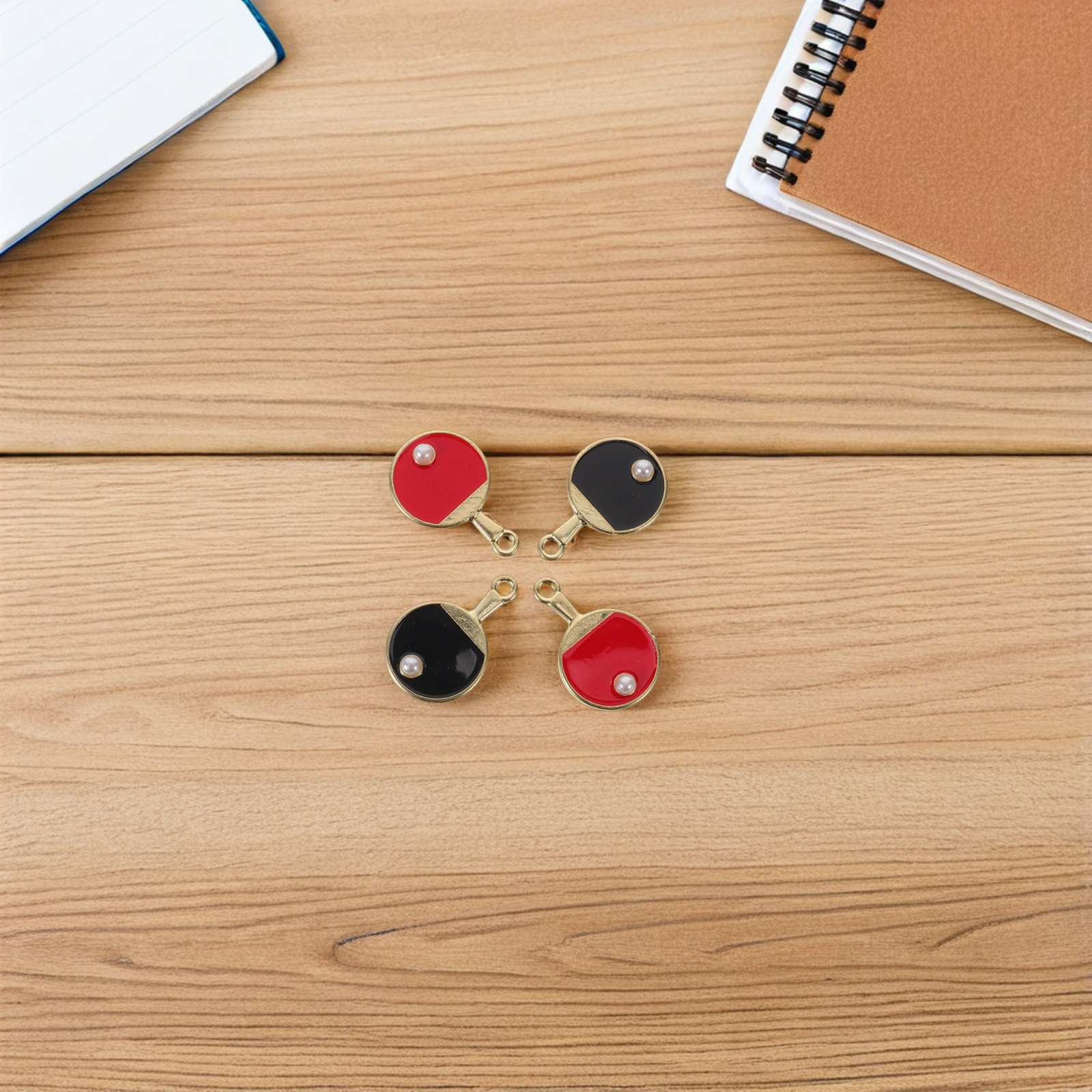 20Pcs Ping Pong Racket Pendant - Table Tennis Keychain ulasan dan harga