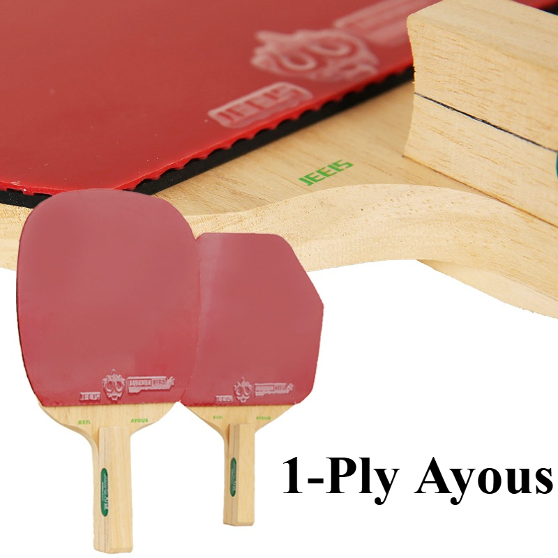 JEELS Japanese 1-Ply Ayous Woo - Table Tennis Equipment ulasan dan harga