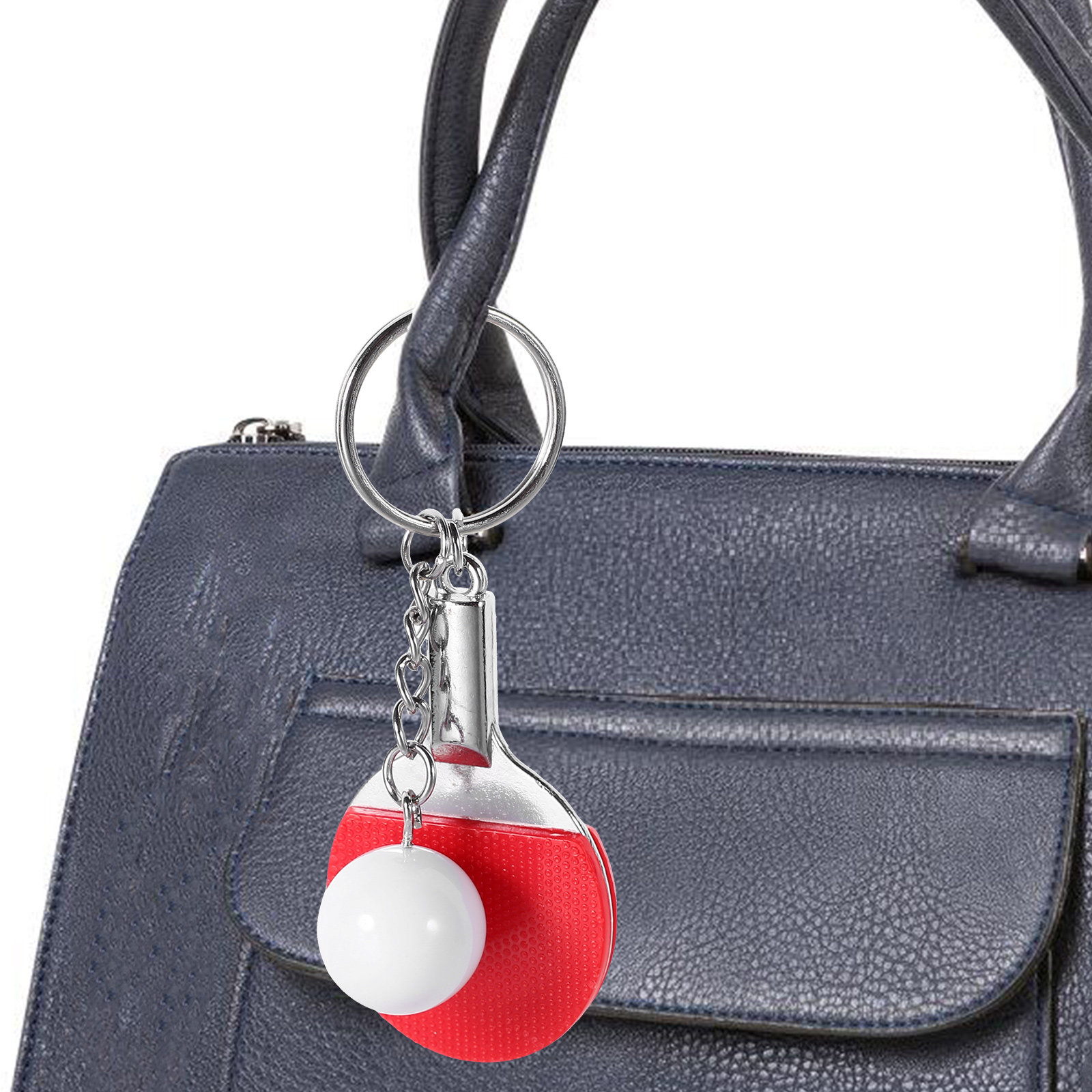 6Pcs Table Tennis Ball Keychai - Table Tennis Keychain ulasan dan harga