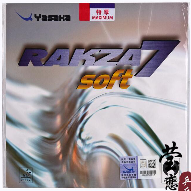 original yasaka RAKZA 7 soft ( - Table Tennis Rubber Anti Spin ulasan dan harga
