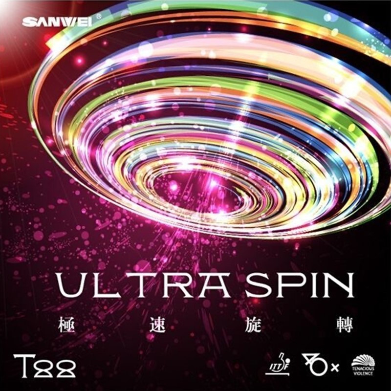 SANWEI ULTRA SPIN 40+ Pips-in  - Table Tennis Viscaria ulasan dan harga