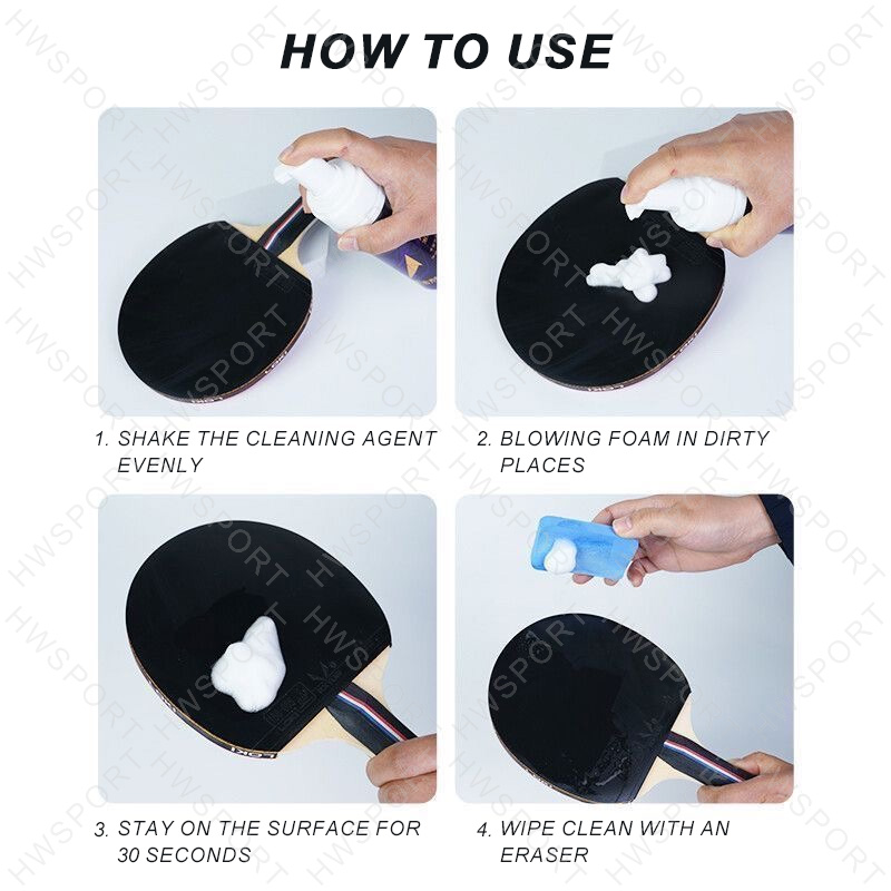 LOKI Table Tennis Rubber Clean - Rubber Cleaner Foam ulasan dan harga