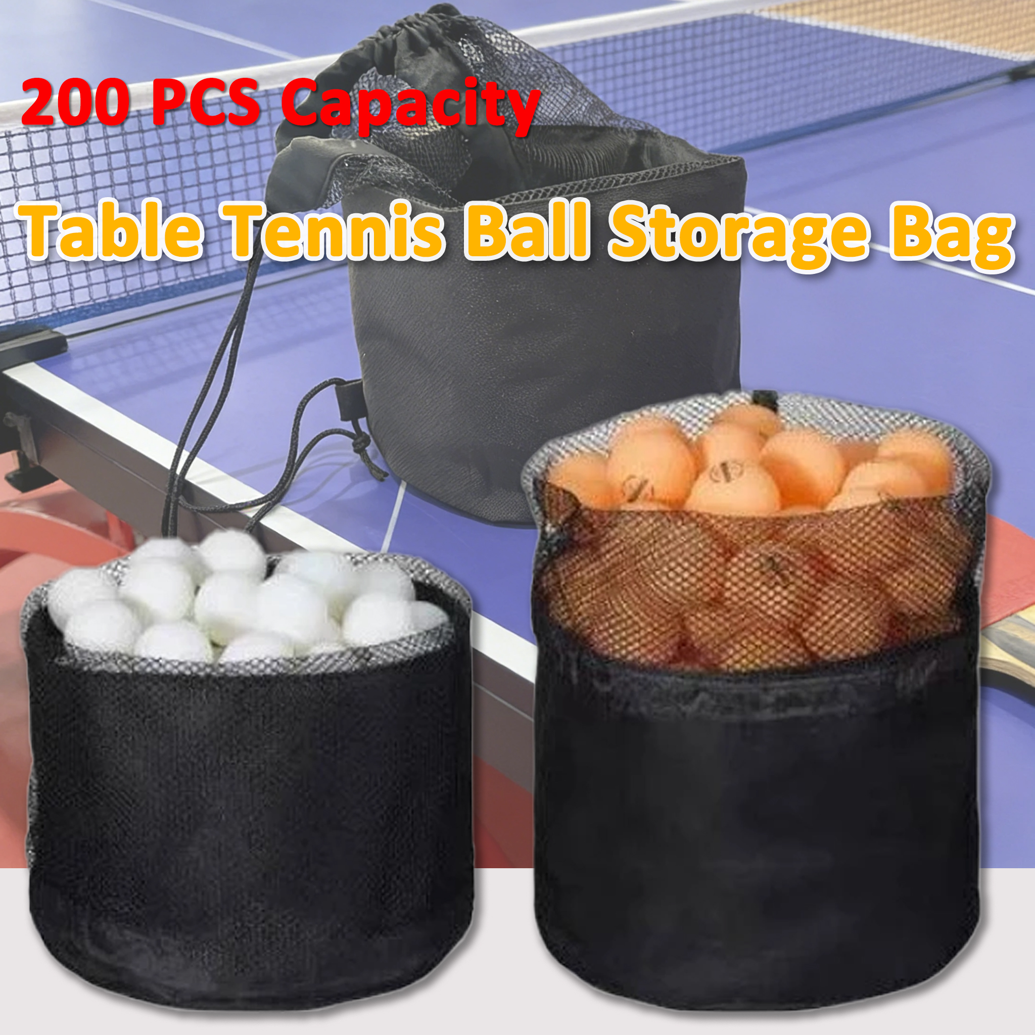 Table Tennis Ball Storage Bag  - Table Tennis Steam ulasan dan harga